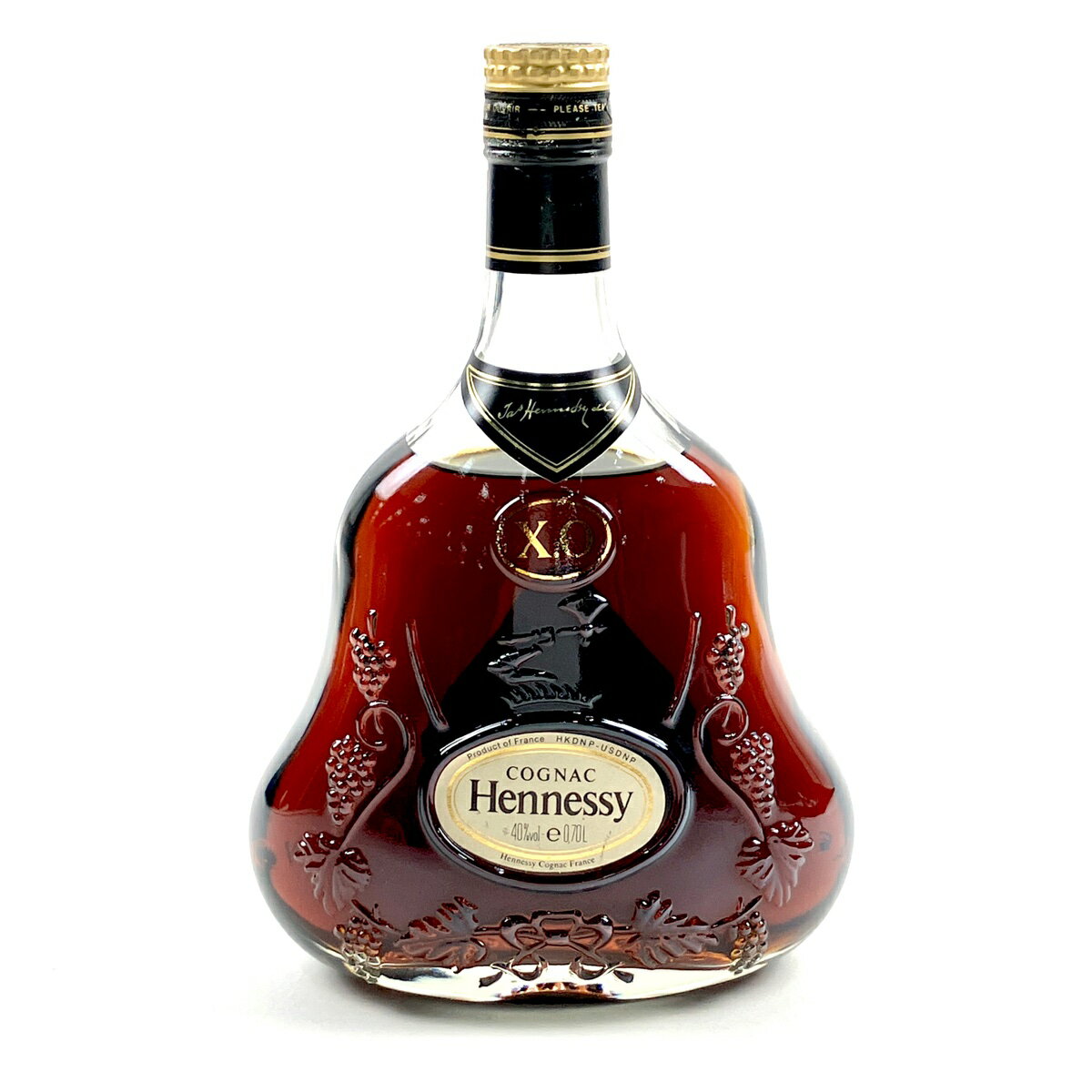 ヘネシー Hennessy XO 金キャップ クリアボトル 700ml ブランデー コニャック 【中古】