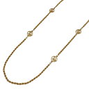 【ラッピング可】クリスチャンディオール Christian Dior ロゴ ネックレス ロング ネックレス GP ゴールド レディース 【中古】(4)