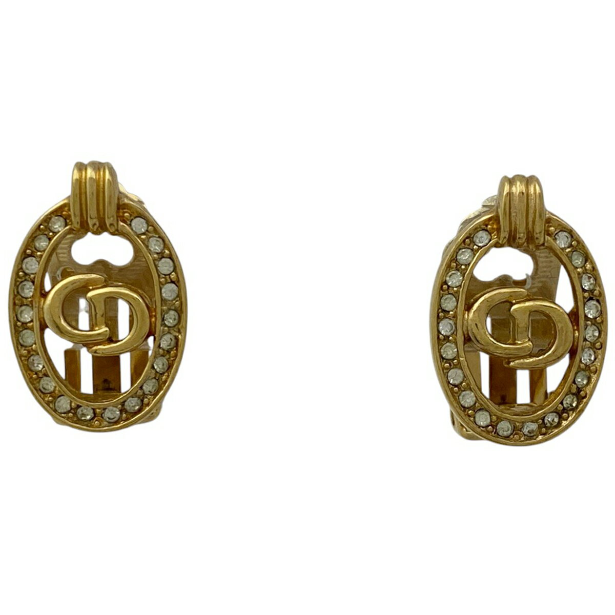 【美品】Dior ディオール ロゴオーバルイヤリング ゴールド 楽天市場】christian dior ロゴ イヤリングの通販