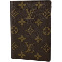 ルイ・ヴィトン Louis Vuitton クーヴェルテュール パスポール パスポートカバー パスポートケース モノグラム ブラウン M60179 レディース 【中古】(4)