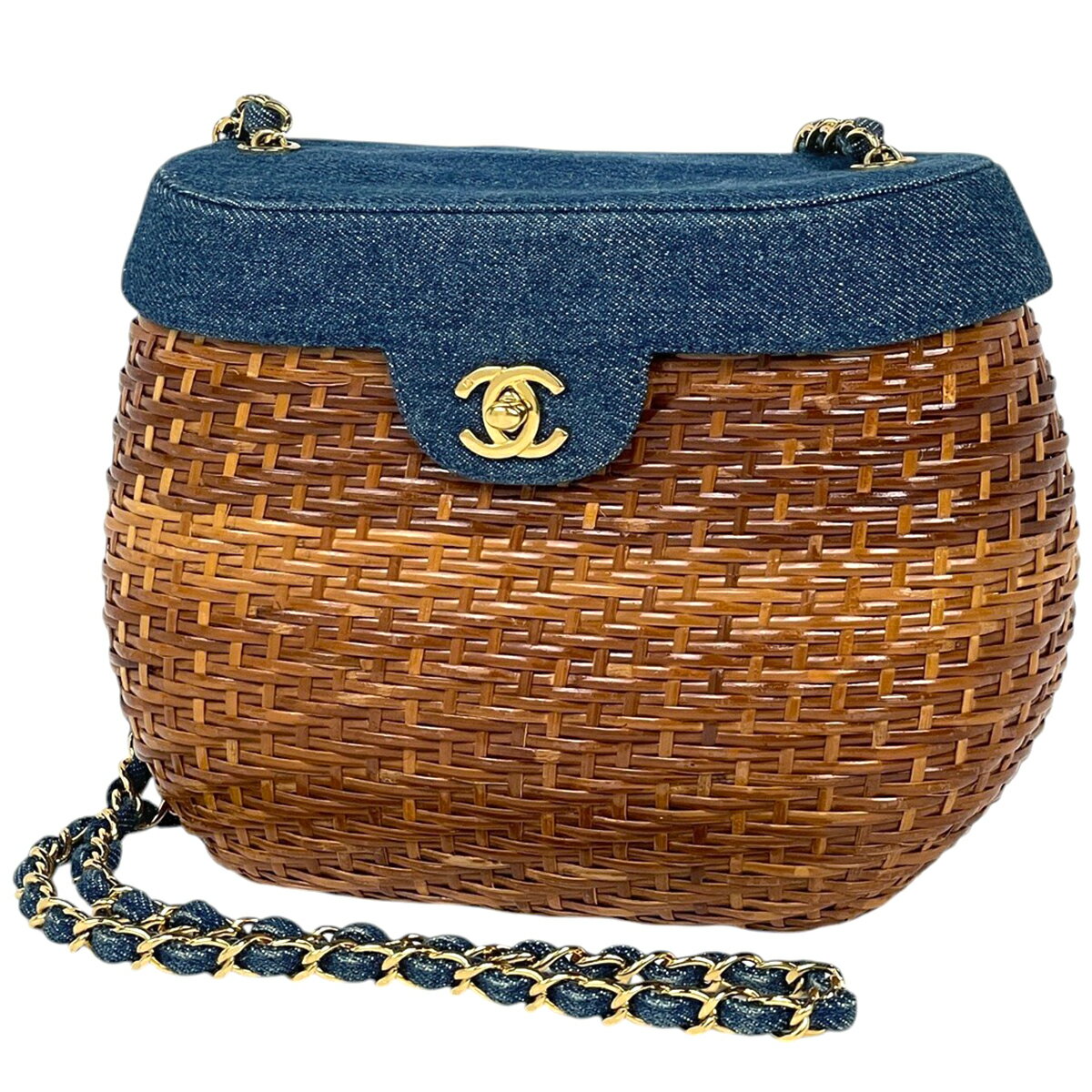 大人可愛い♥【CHANEL】ラタン素材の限定ハンドバッグ 楽天市場】ラタン(ブランドシャネル)(バッグ|バッグ・小物