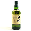 【東京都内限定お届け】 サントリー SUNTORY 白州 12年 シングルモルト 700ml 国産ウイスキー 【中古】