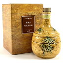 【東京都内限定お届け】 サントリー SUNTORY 山崎 12年 ピュアモルト ウィスキー 黄瀬戸 竹文徳利瓶 600ml 国産ウイスキー 【中古】