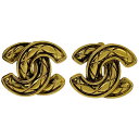 シャネル CHANEL ココマーク イヤリング CC マトラッセ イヤリング GP ゴールド レディース 【中古】 msp29