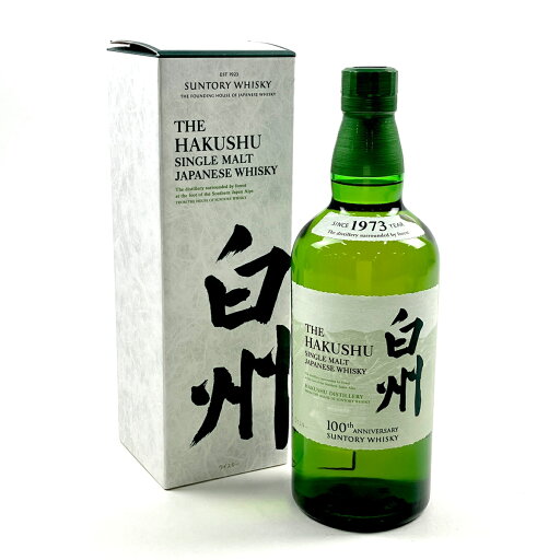 【東京都内限定お届け】 サントリー SUNTORY 白州蒸留所 100周年記念ボトル 700ml 国産ウイスキー 【中古】 【東京都内限定お届け】 サントリー SUNTORY 白州蒸留所 100周年記念ボトル 700ml 国産ウイスキー 【中古】