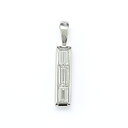 メレダイヤ ペンダントトップ プラチナ ペンダントトップ Pt900 ダイヤモンド レディース 【中古】