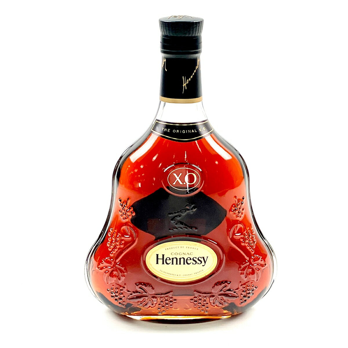 ヘネシー Hennessy XO 黒キャップ クリアボトル 700ml ブランデー コニャック 【中古】