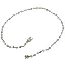 シャネル CHANEL ココマーク フェイクパール チェーン ベルト クローバー ビース 07A ベルト GP フェイクパール ホワイト レディース 【中古】(4)