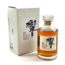 【東京都内限定お届け】 サントリー SUNTORY 響 17年 裏ゴールドラベル 700ml 国産ウイスキー 【中古】