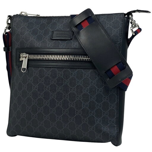 グッチ GUCCI GG柄 ショルダーバッグ ショルダーバッグ コーティングキャンバス ブラック 474137 メンズ 【中古】 グッチ GUCCI GG柄 ショルダーバッグ ショルダーバッグ コーティングキャンバス ブラック 474137 メンズ 【中古】