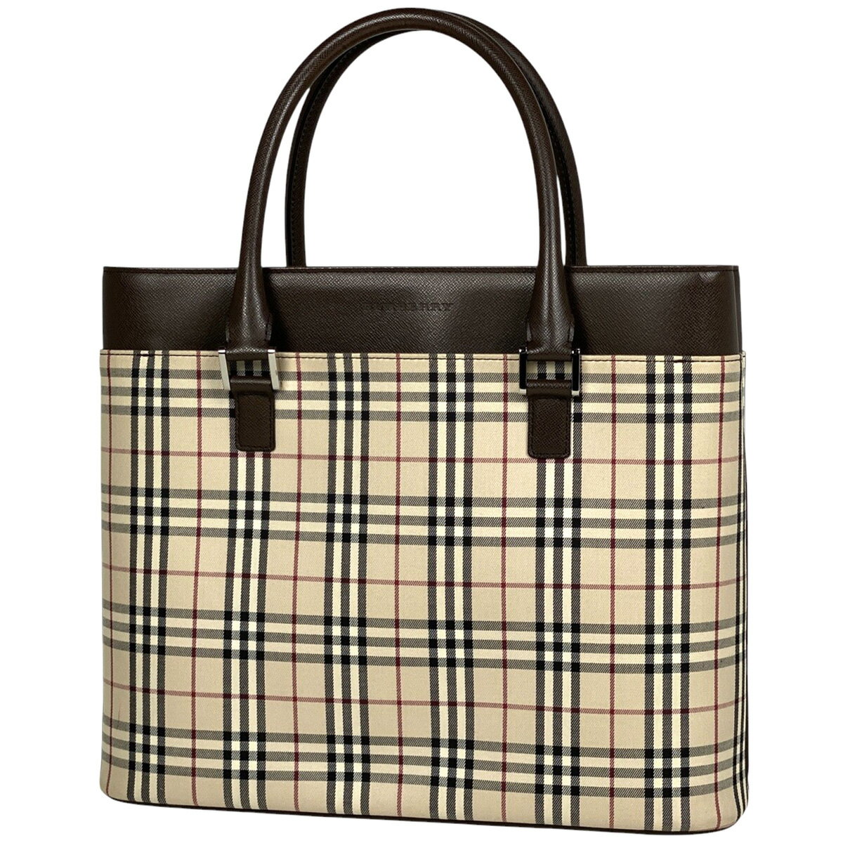 Burberry【セール】国内発■2WAYレザートートバッグ チェック 楽天市場】burberry バーバリー チェック トートバッグの通販