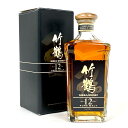 【東京都内限定お届け】 ニッカ NIKKA 竹鶴 12年 ピュアモルト 角瓶 660ml 国産ウイスキー 【中古】