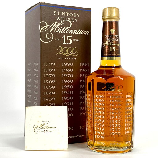 【東京都内限定お届け】 サントリー SUNTORY ミレニアム 15年 2000 700ml 国産ウイスキー 【中古】 【東京都内限定お届け】 サントリー SUNTORY ミレニアム 15年 2000 700ml 国産ウイスキー 【中古】