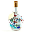 【東京都内限定お届け】 サントリー SUNTORY エクセレンス 有田焼 錦鶏菊梅竹文 特級 陶器ボトル 720ml 国産ウイスキー 【中古】