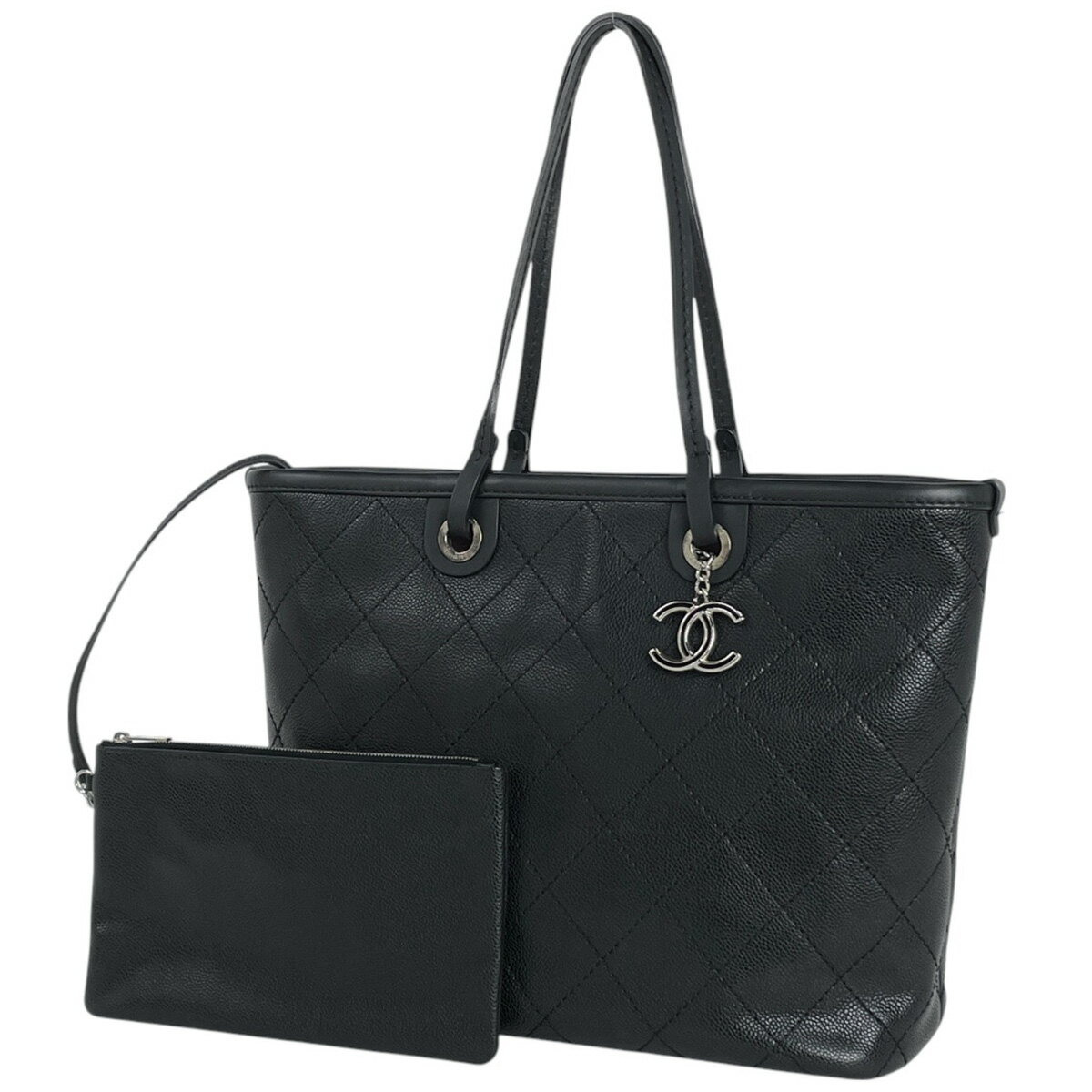 CHANEL シャネル トートバッグ 黒 - 4500125E0134 1000092097437-11.jpg