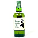 【東京都内限定お届け】 サントリー SUNTORY 白州 12年 ジャパニーズ 700ml 国産ウイスキー 【中古】