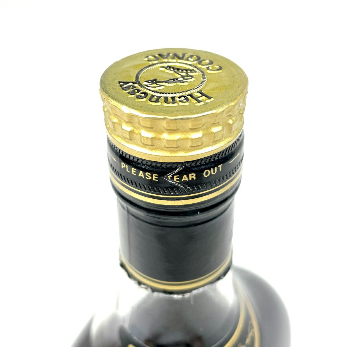ヘネシー Hennessy XO 金キャップ クリアボトル 700ml ブランデー コニャック 【中古】