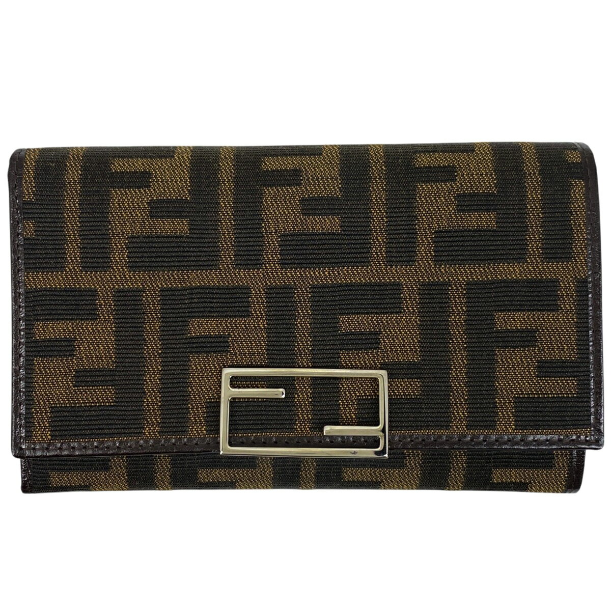 FENDI フェンディ ズッカ 3つ折り財布 キャンバス レザー ブラック 1000094506524-11.jpg