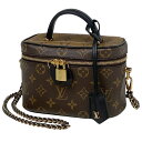 ルイ・ヴィトン Louis Vuitton ヴァニティ NV PM 2WAY ショルダーバッグ 化粧ポーチ モノグラムリバース ブラウン M45165 レディー...