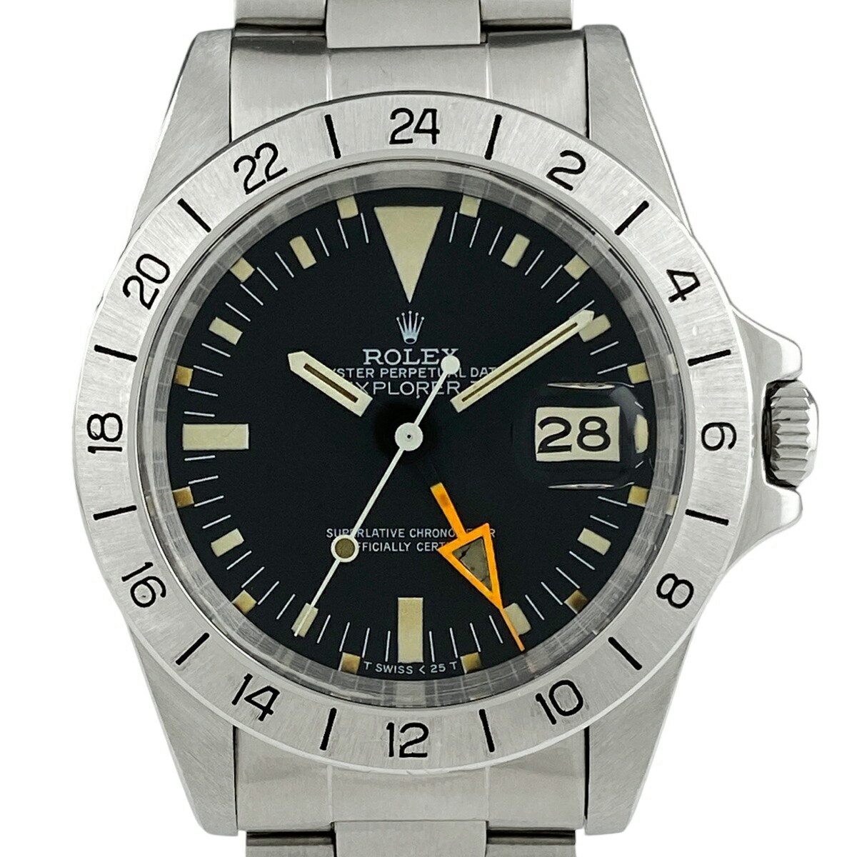 【OH済】【保証書】ロレックス ROLEX エクスプローラ 2 1655 腕時計 SS 自動巻き ...