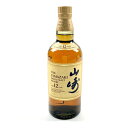 【東京都内限定お届け】 サントリー SUNTORY 山崎 12年 シングルモルト 700ml 国産ウイスキー 【中古】