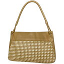 ボッテガヴェネタ BOTTEGAVENETA イントレチャート ショルダーバッグ ハンドバッグ 肩掛け ショルダーバッグ レザー ベージュ ホワイト レディース 【中古】