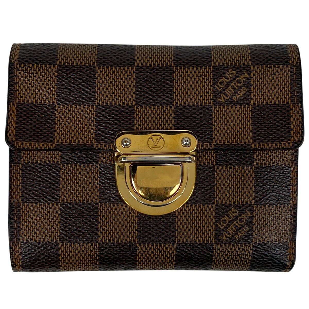 なゆ LOUIS VUITTON ダミエ・エベヌ 新品未使用三つ折り財布 楽天市場】ダミエ ヴィトン(形状(財布)三つ折り財布)の通販