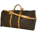 ルイ・ヴィトン Louis Vuitton キーポル バンドリエール 60 旅行 出張 ボストンバッグ モノグラム ブラウン M41412 レディース 【中古】