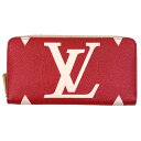 ルイ・ヴィトン Louis Vuitton ジッピーウォレット ラウンドファスナー 長財布 モノグラムジャイアント ルージュ ピンク M67550 レディース 【中古】