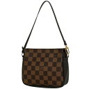 ルイ・ヴィトン Louis Vuitton トゥルース メイクアップ メイク コスメ アクセサリーポーチ ダミエ ブラウン N51982 レディース 【中古】