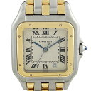 カルティエ CARTIER パンテール MM 3ロウ W25028B8 腕時計 SS YG クォーツ レディース 【中古】