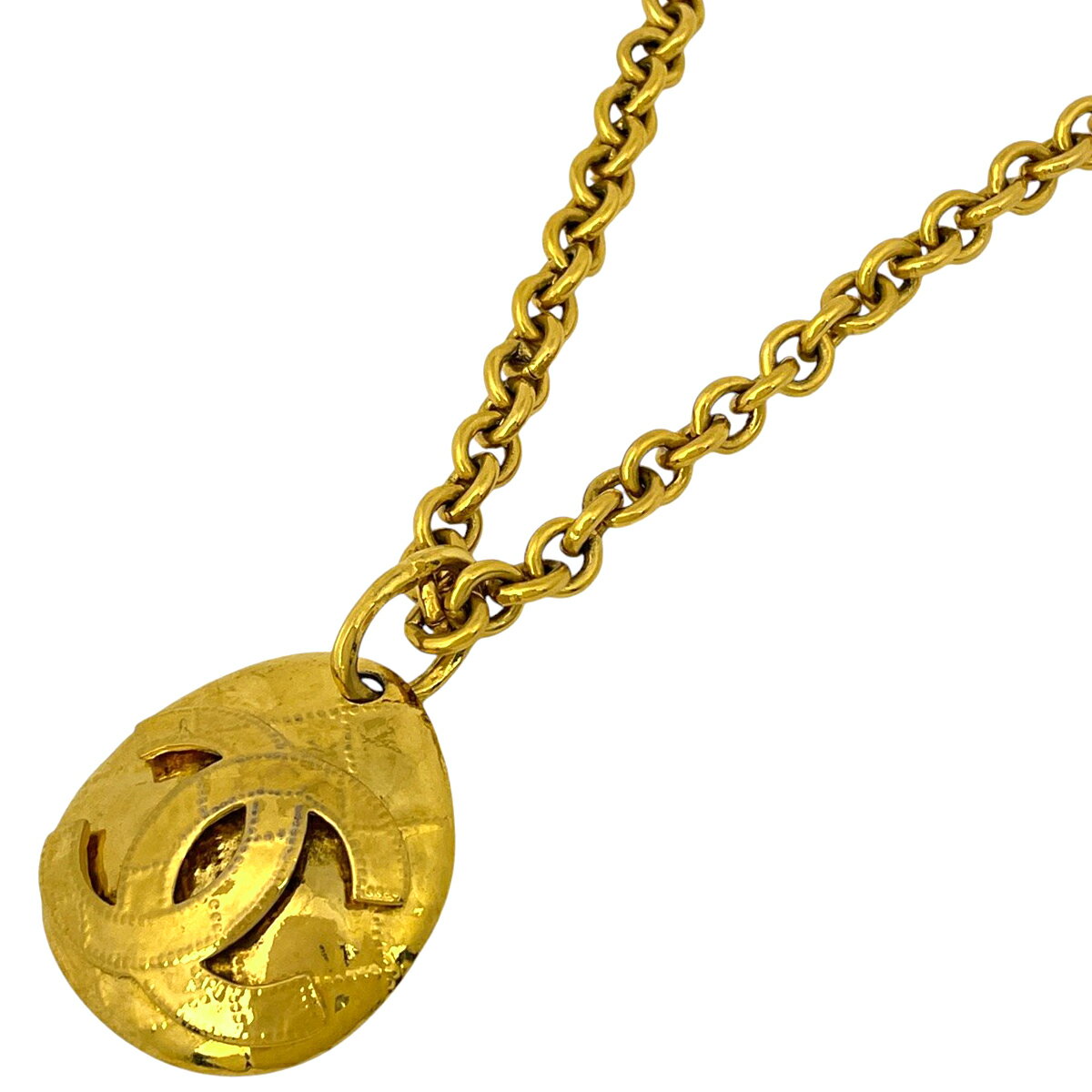 シャネル CHANEL ココマーク チェーン ネックレス ロング マトラッセ ネックレス GP ゴールド レディース 【中古】のサムネイル