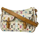 ルイ・ヴィトン Louis Vuitton ロッジ GM ワンショルダー ショルダーバッグ モノグラムマルチカラー ブロン(ホワイト) M40051 レディース 【中古】