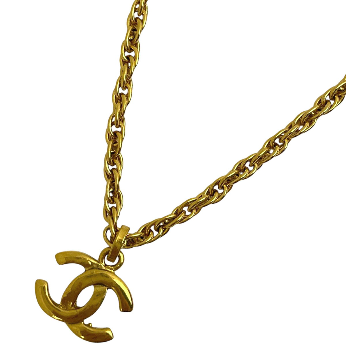 シャネル CHANEL ココマーク チェーン ネックレス マトラッセ ネックレス GP ゴールド レディース 【中古】のサムネイル