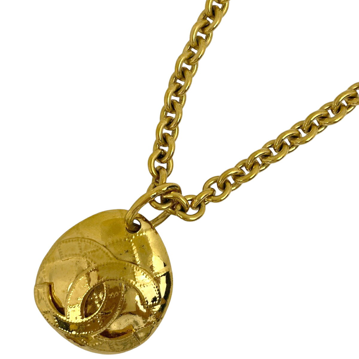 シャネル CHANEL ココマーク チェーン ネックレス ロング マトラッセ ネックレス GP ゴールド レディース 【中古】のサムネイル