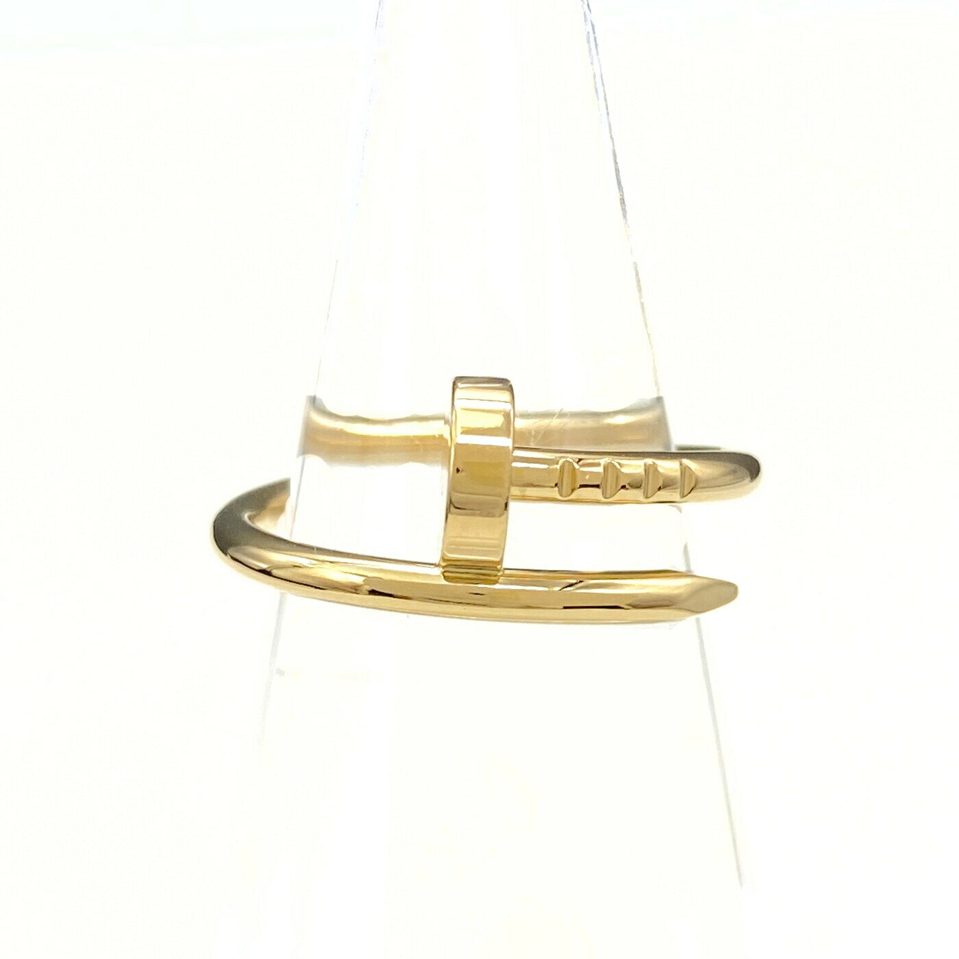 カルティエ CARTIER ジュスト アン クル リング YG イエローゴールド 指輪 スモールモデル リング 4.5号 750 レディース 【中古】のサムネイル