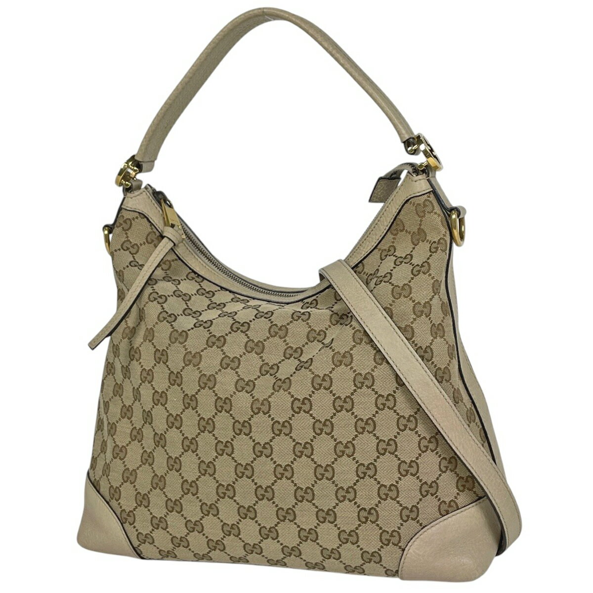 グッチ GUCCI インターロッキングG ハンドバッグ GG柄 2WAY ショルダーバッグ ハンドバッグ GGキャンバス ベージュ 326514 レディース 【中古】(4)
