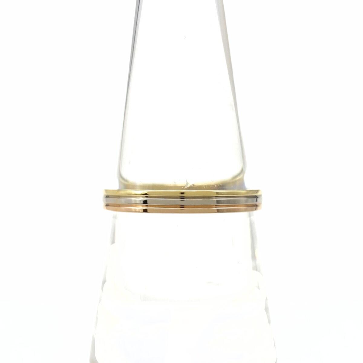 カルティエ CARTIER ヴァンドーム ルイ カルティエ ウェディングリング YG イエローゴールド 指輪 スリ..