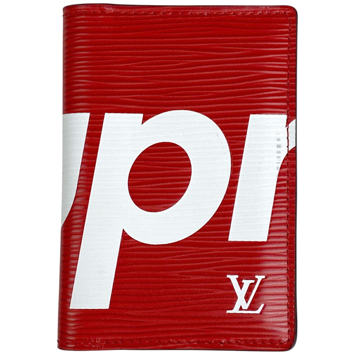 ルイ・ヴィトン Louis Vuitton オーガナイザー ドゥ ポッシュ シュプリーム Supreme コラボ カードケース エピ レッド M67714 メン...