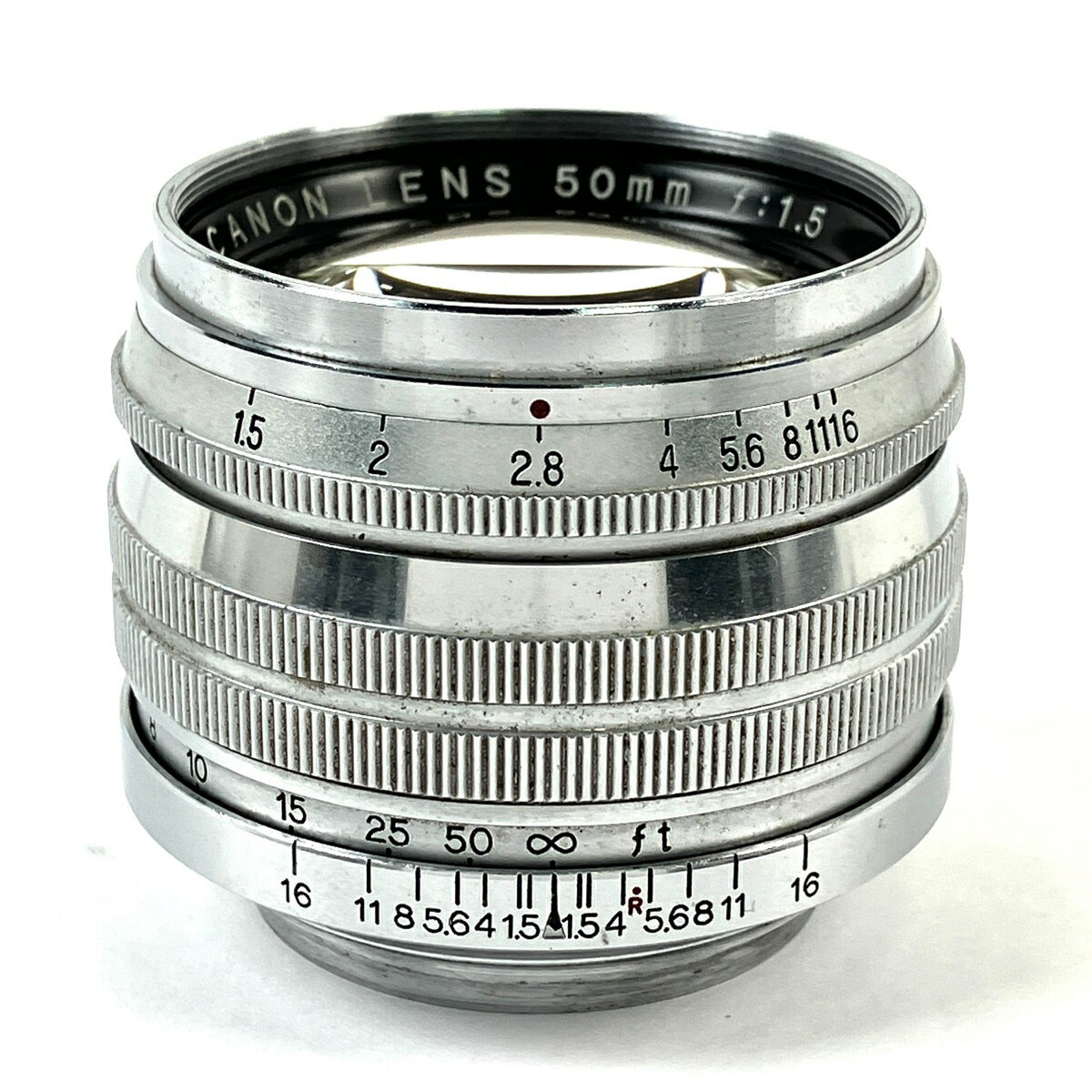 キヤノン Canon 50mm F1.5 Lマウント L39 レンジファインダーカメラ用レンズ 【中古】