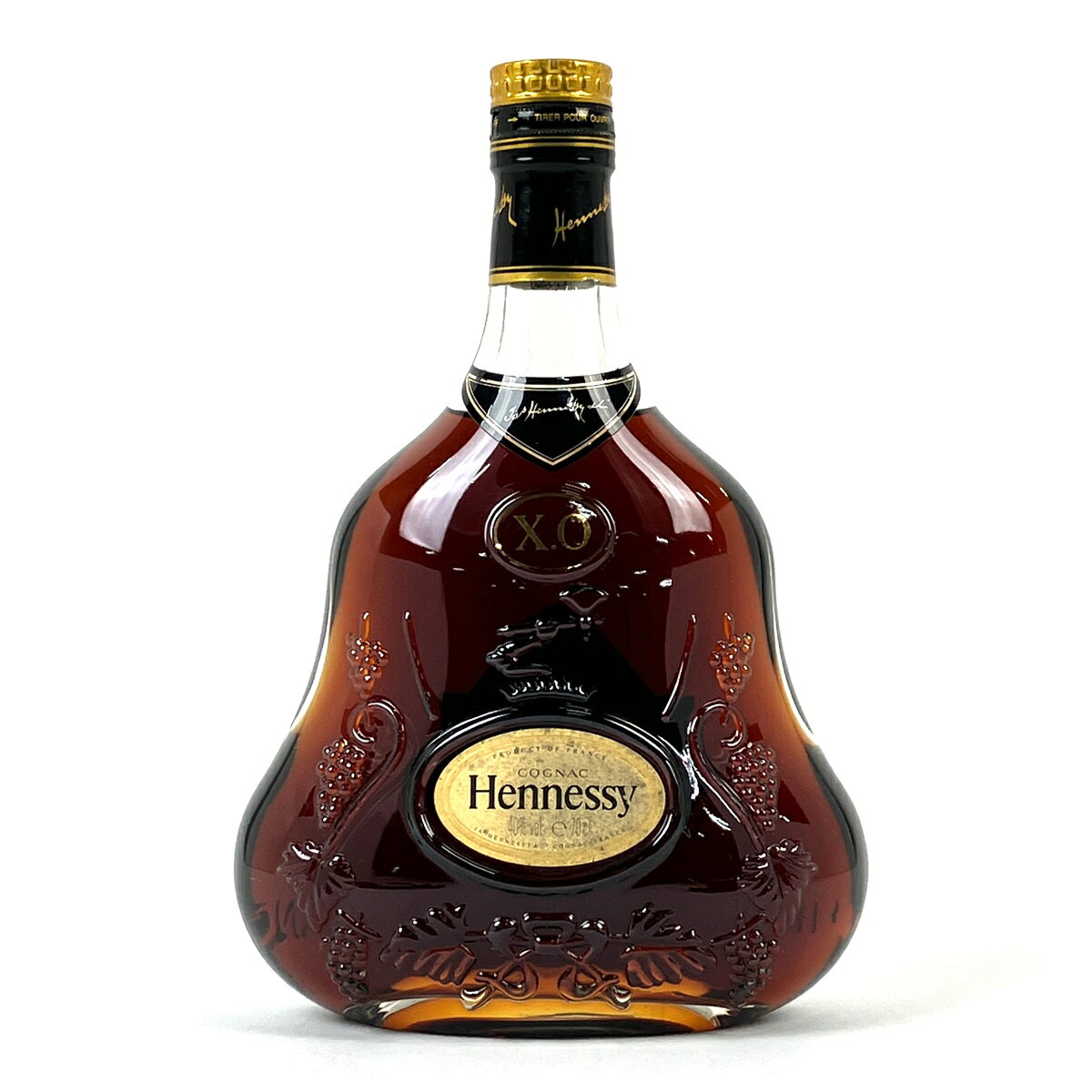 ヘネシー Hennessy XO 金キャップ クリアボトル 700ml ブランデー コニャック 【中古】