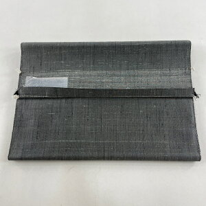 反物 秀品 男着物 紬 灰色 正絹 通販セール