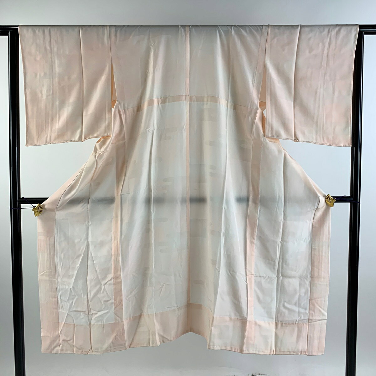 長襦袢 身丈128cm 裄丈66cm M ヱ霞 ぼかし 薄ピンク 正絹 秀品 【中古】 msp70