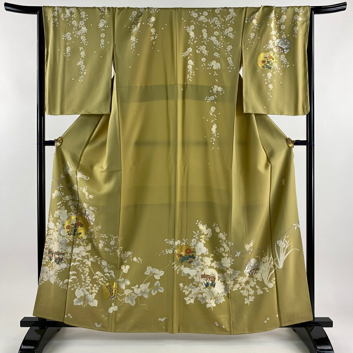 着物 訪問着 吉澤 友禅 吾妻徳穂 桜 入学式 金彩 正絹 着物 訪問着 吉澤 友禅 吾妻徳穂 桜 入学式 金彩 正絹