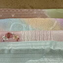 帯揚げ 優品 帯揚げ5枚セット 薄緑 正絹 和装小物 【中古】