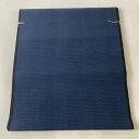 反物 秀品 男着物 紬 亀甲絣 藍色 正絹 【中古】