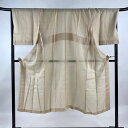 長襦袢 身丈136.5cm 裄丈67.5cm L 夏物 やまと ベージュ 麻 美品 名品 【中古】