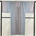 道行 身丈134cm 裄丈64.5cm M 和装コート 縦縞 薄紫 正絹 美品 逸品 【中古】 msp50