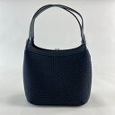 和装バッグ 逸品 印傳屋 フォーマル 花菱 黒 鹿革 和装小物 【中古】 msp30