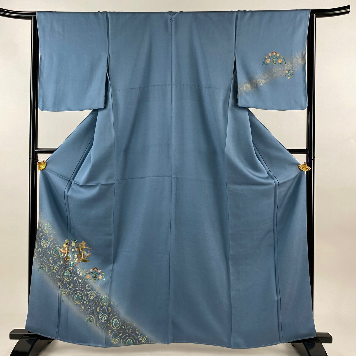 サチ✺美品 正絹 訪問着 コプト柄 トールサイズ 着物 A3599 美品 正絹 訪問着 コプト柄 トールサイズ 着物 A3599 袷 楽天